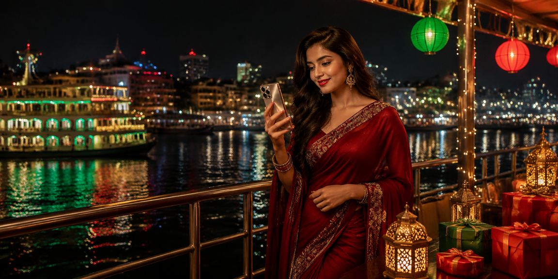 ঢাকায় মোবাইল ক্যাসিনো উৎসবের দৃশ্য