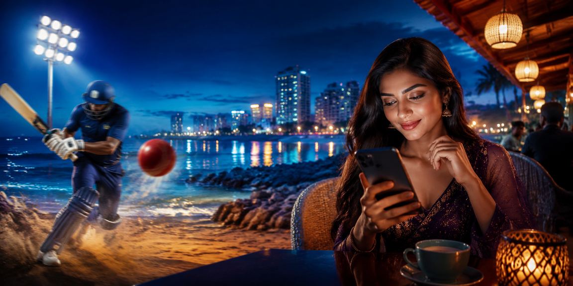 সেন্ট মার্টিন সৈকতে ক্রিকেট বেটিং প্লেয়ারদের জীবন্ত মঞ্চ